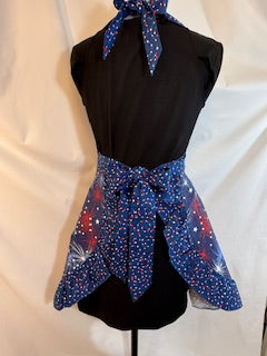 Vintage Inspired Apron - Patriotic Fireworks