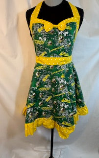 Vintage Inspired Apron - Oregon Ducks