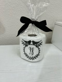 Monogram Toilet Paper - Birds