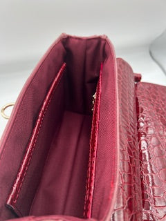 Deep Red Aurora Handbag