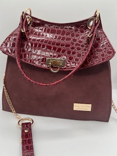 Deep Red Aurora Handbag