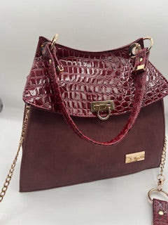 Deep Red Aurora Handbag