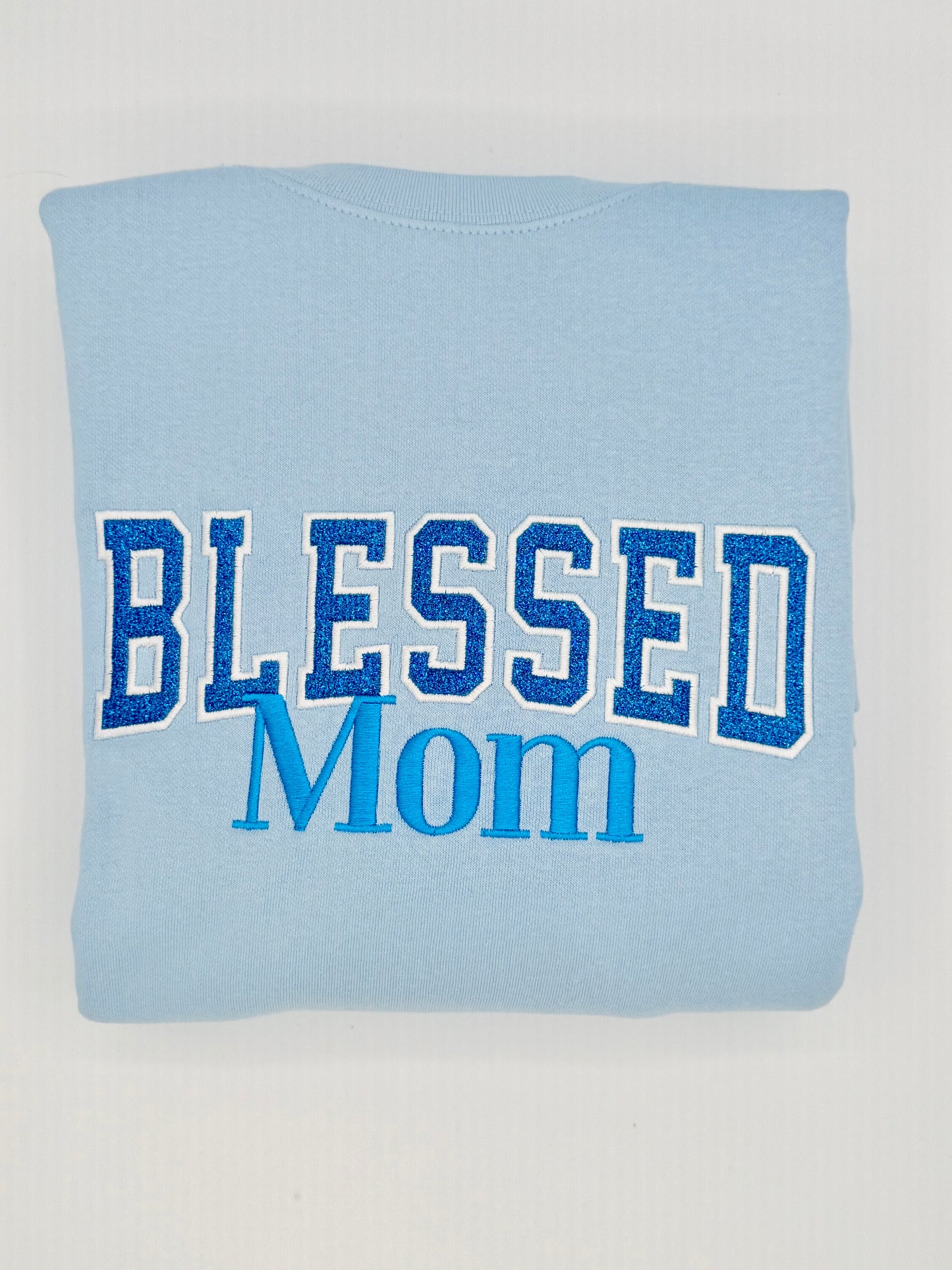 Blessed Mom - Two-tone with Blue