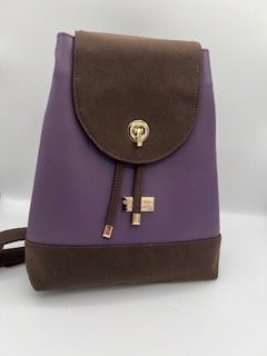 Daytripster Backpack - Purple + Chocolate Brown