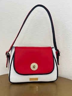 Eve Handbag - Red, White + Blue