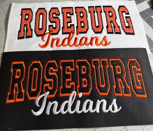 Roseburg Indians - White or Black