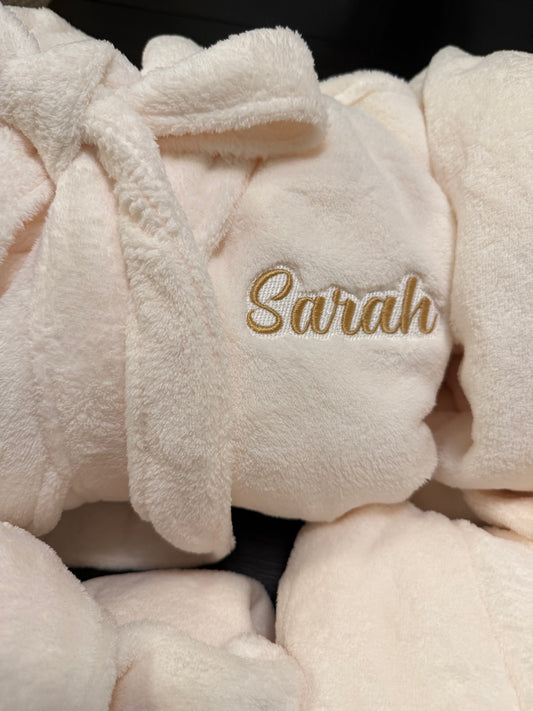 Personalized Plush Robe