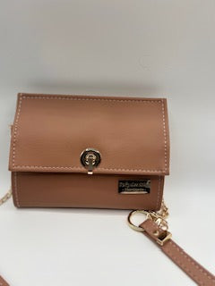 The Janine Clutch - Brown