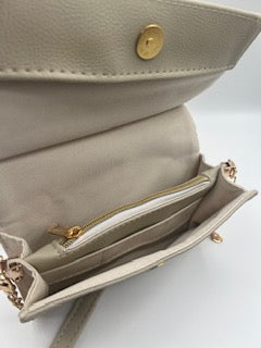 The Janine Clutch - Cream